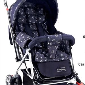 Babyhug pram & R for Rabbit electronic swing